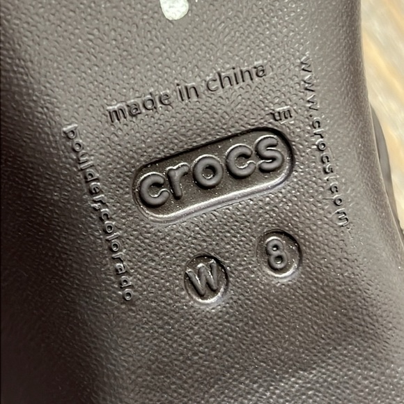 Crocs CYPRESS IV Platform Heeled Sandals Size 8 - Picture 7 of 9